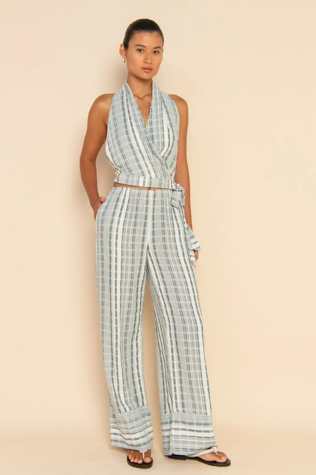 EMI HALTER TOP - WASABI