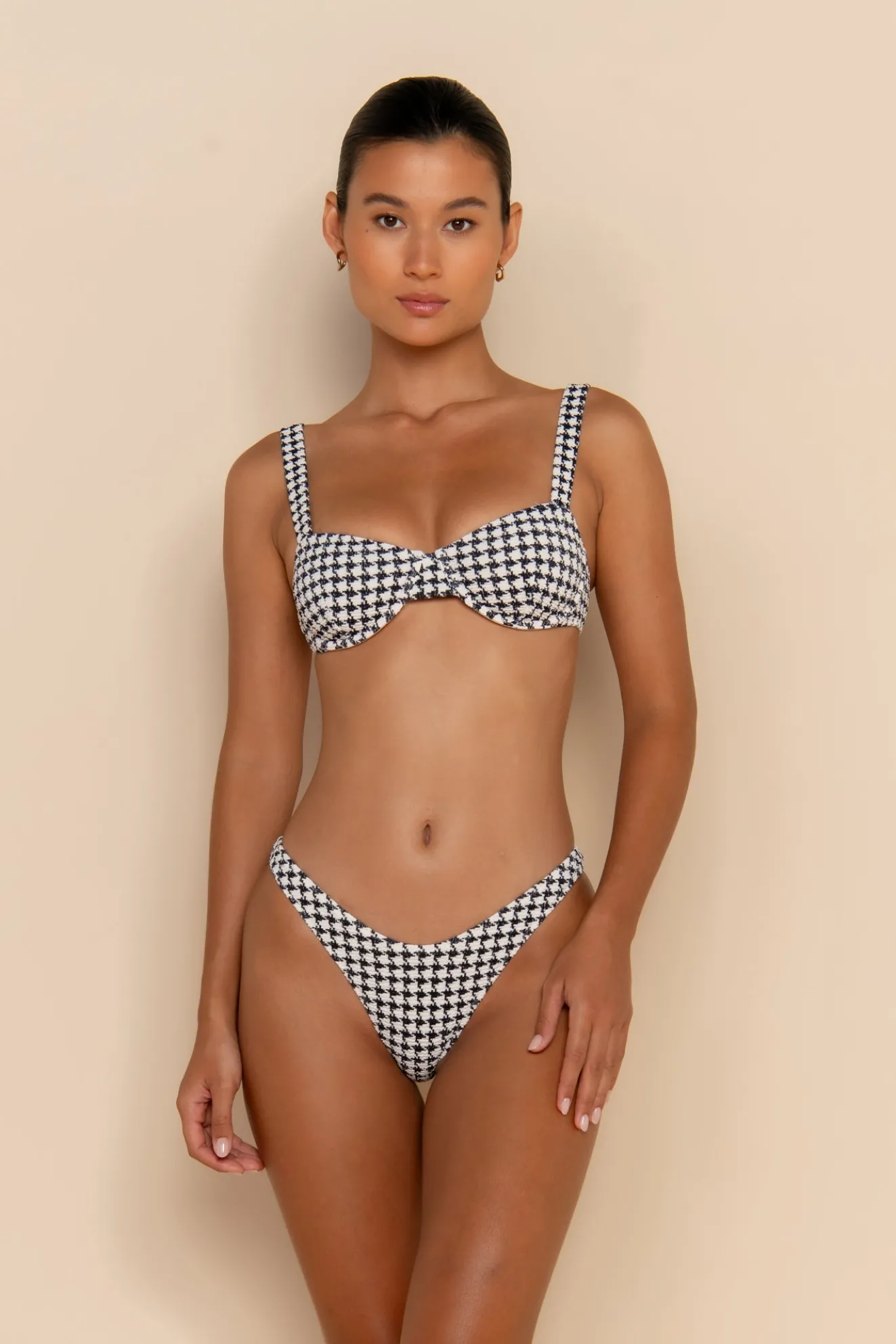 ESCAPE CHEEKY BOTTOM - HOUNDSTOOTH