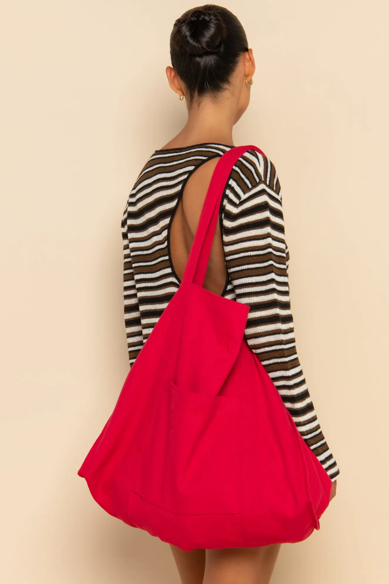 HARU BEACH BAG - RED