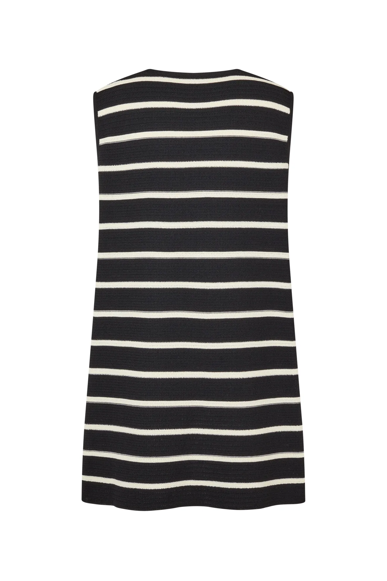 JONI MINI DRESS - BLACK/WHITE STRIPE