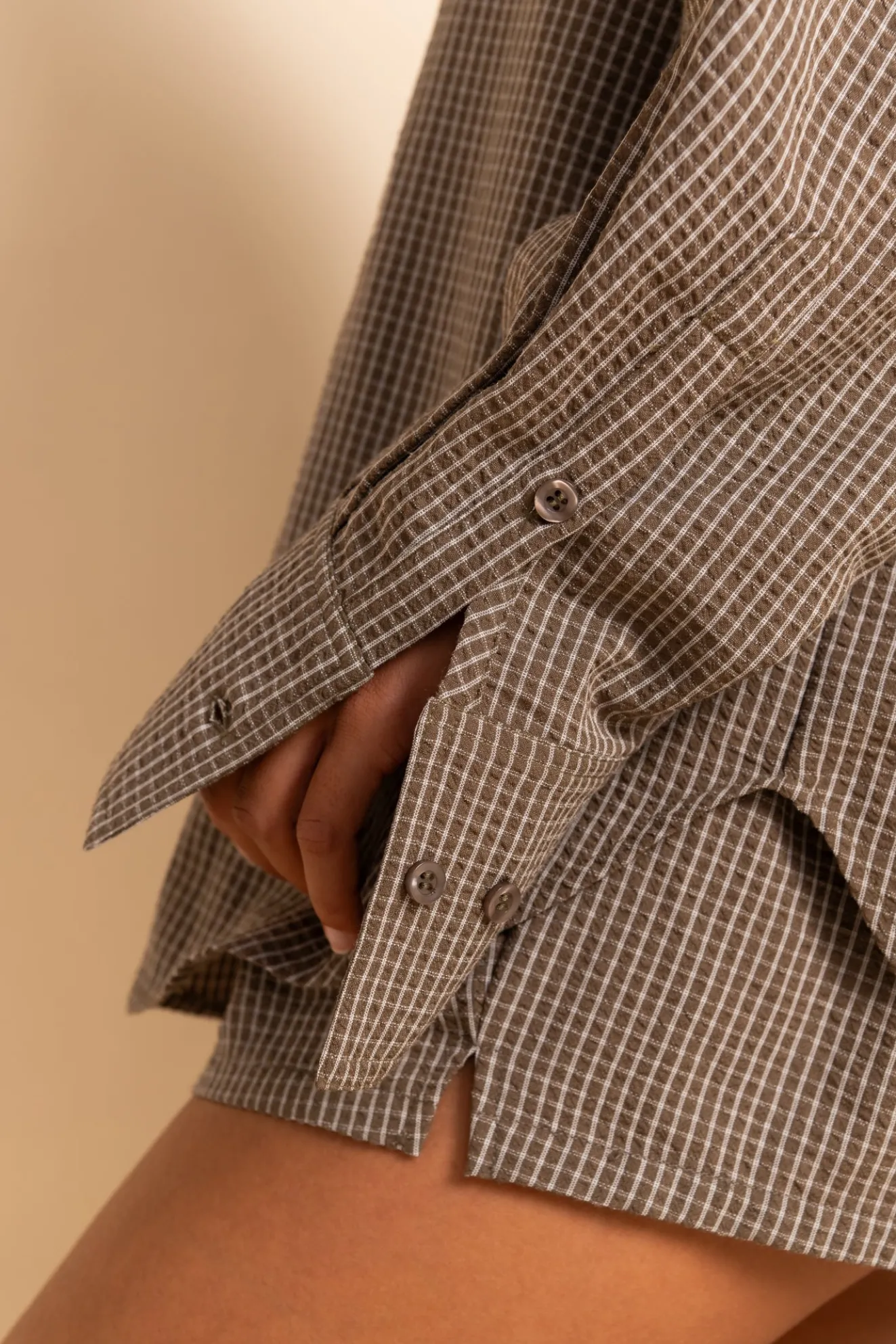 JOSEFINA SHIRT - ESPRESSO