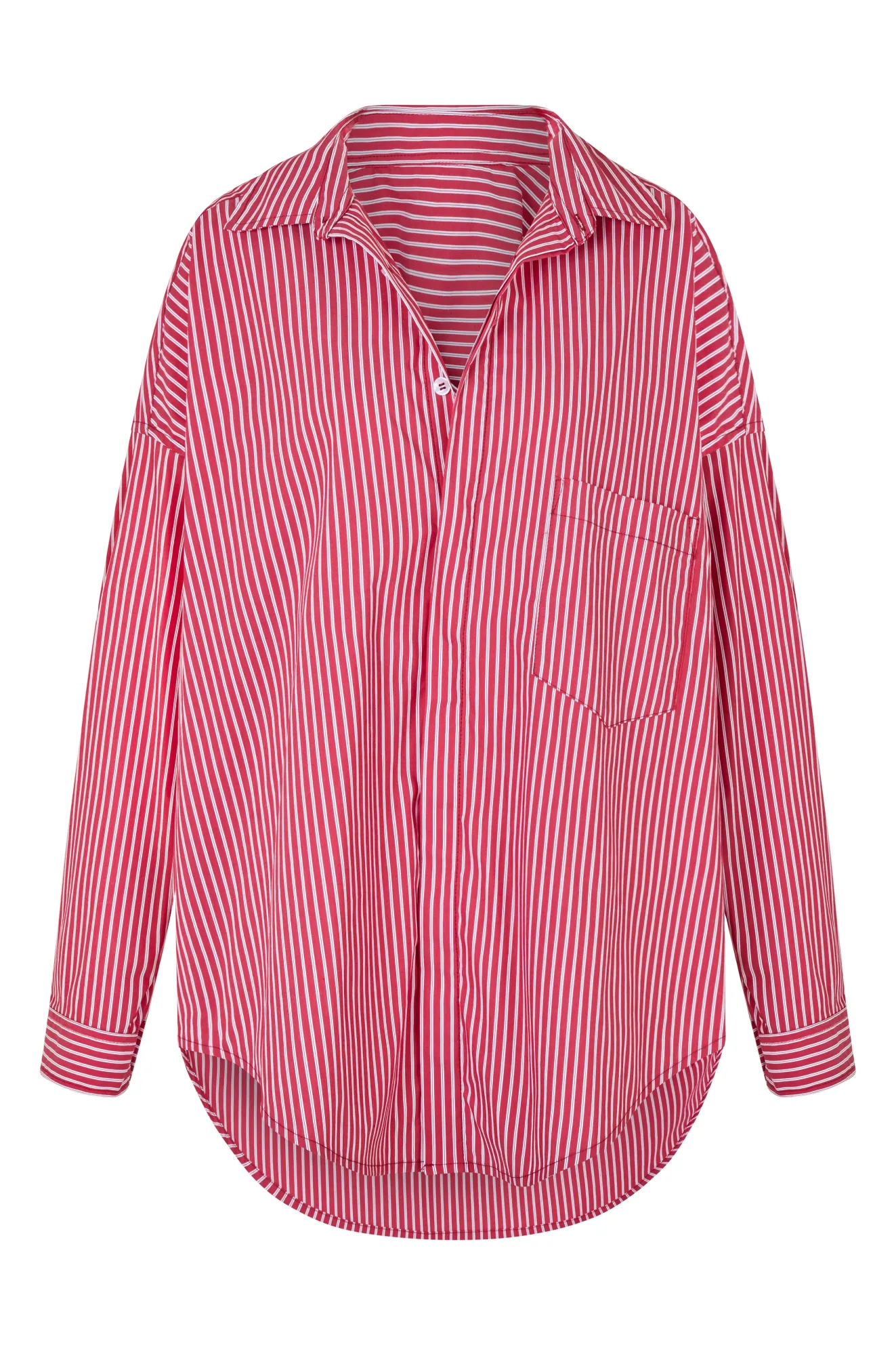 JUDE SHIRT - CHERRY STRIPE