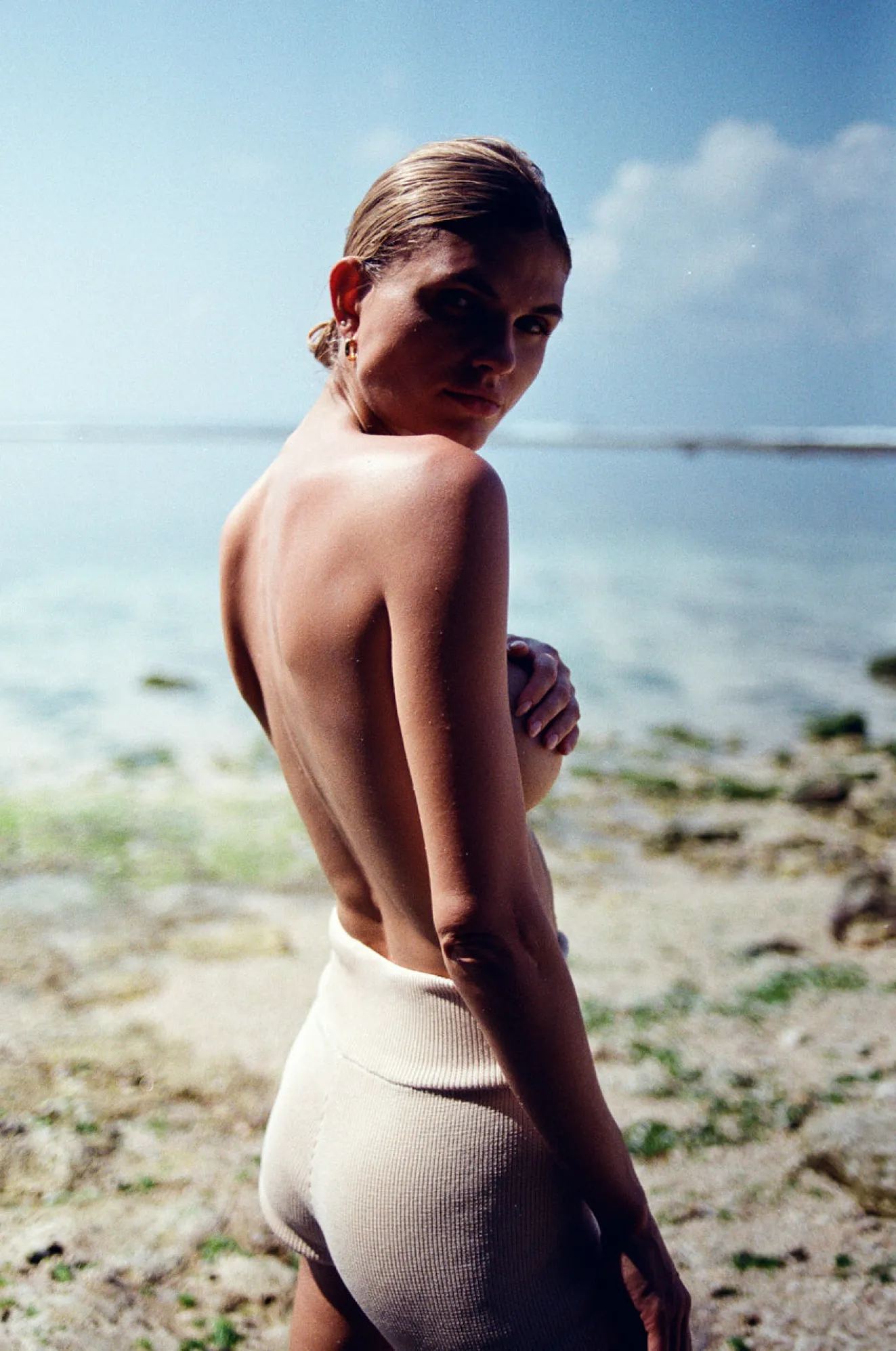 PRE ORDER // SOL KNIT SHORT - MILK