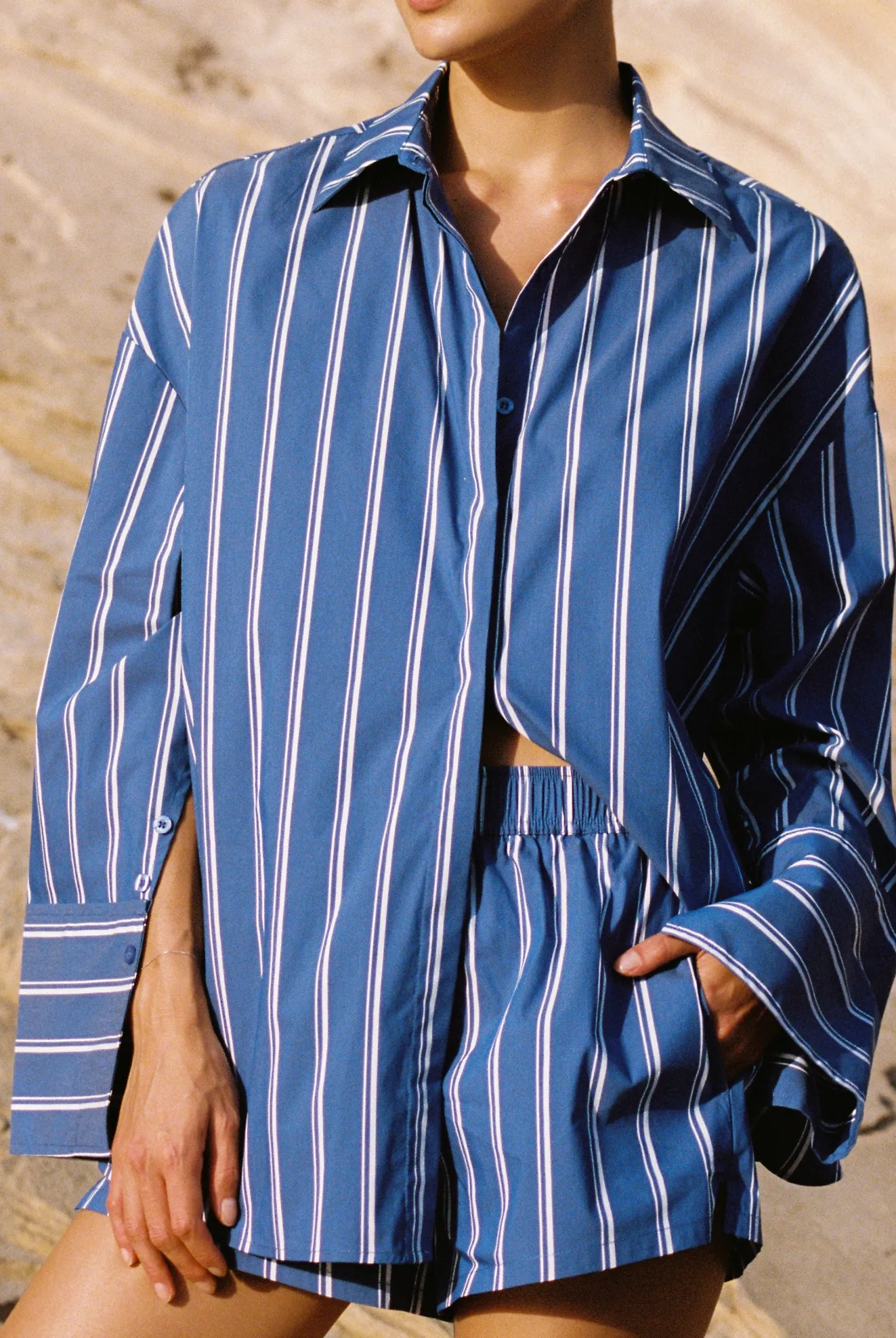 RYAN SHIRT - BLUE STRIPE