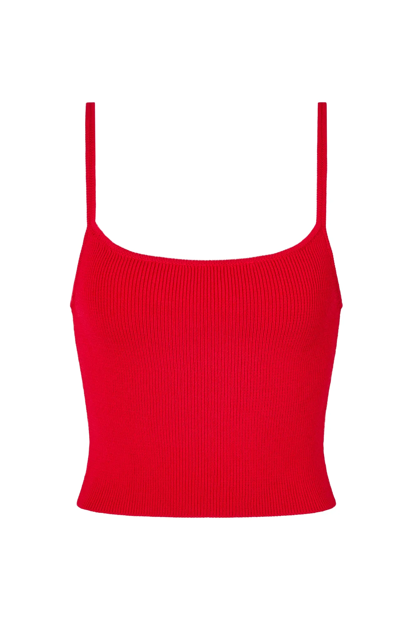 SOL KNIT TANK - RED