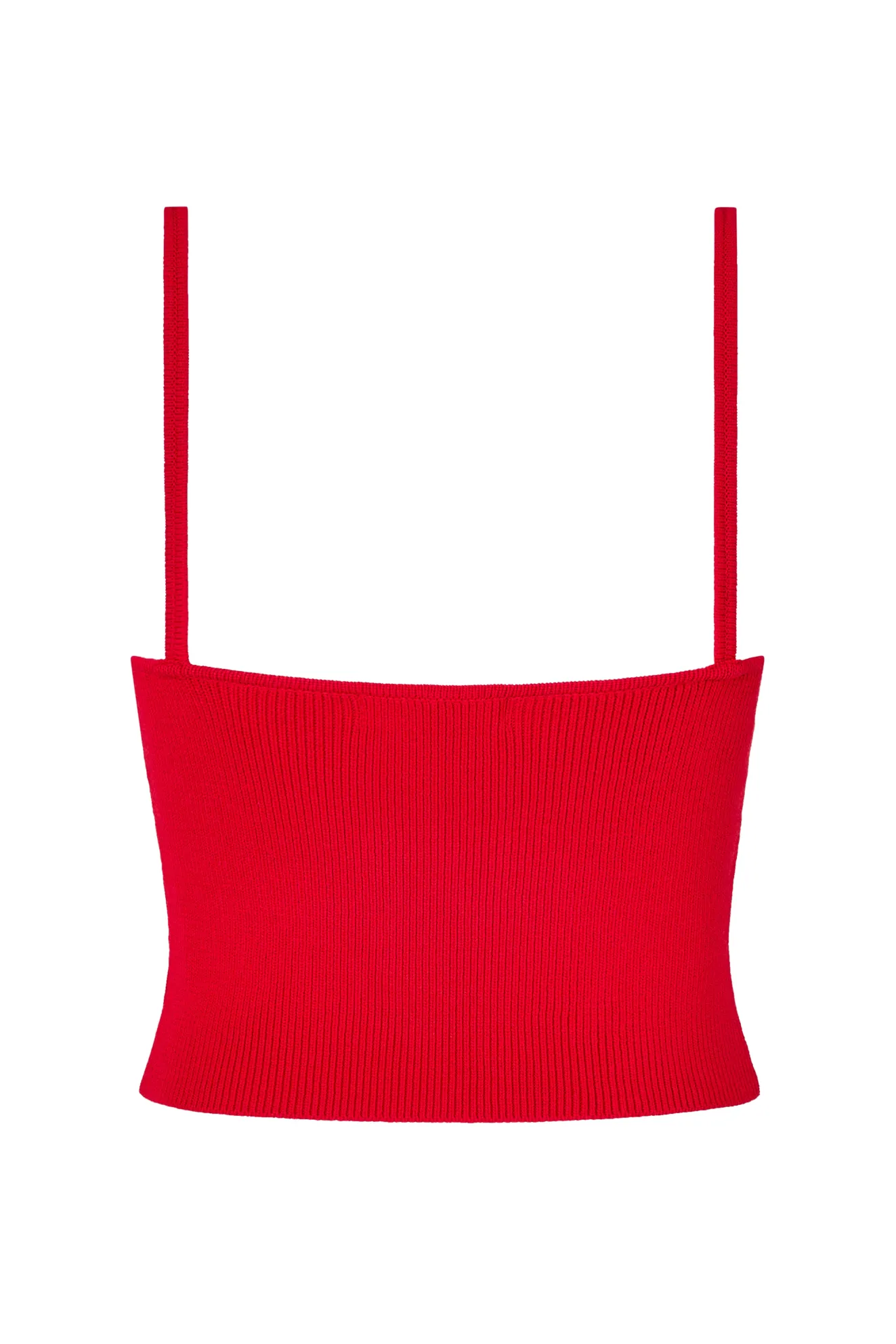 SOL KNIT TANK - RED